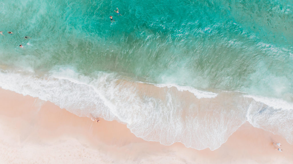 gina ribando photography in full detail san diego california beach and ocean waves from drone